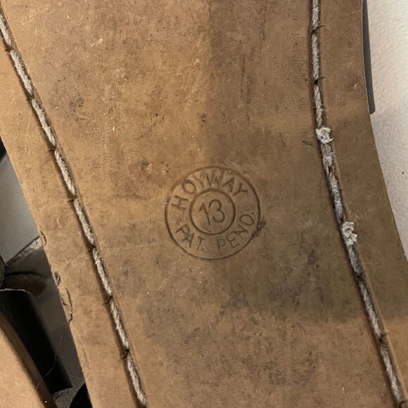 Salt Water Sandals Kids Size 13 Black Unisex Leather - Picture 8 of 8